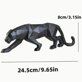 Panthère noir résine