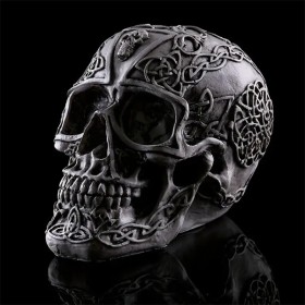 Crâne en Résine noir
