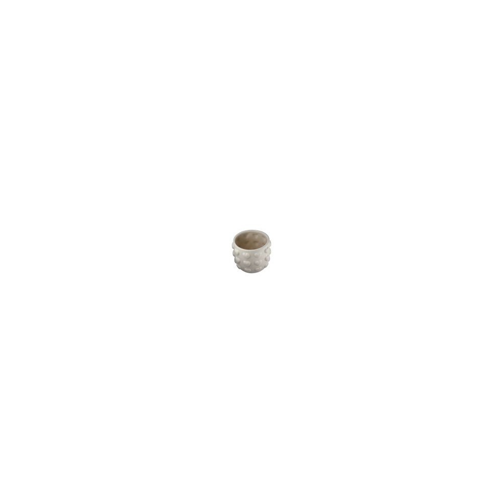 Cache-pot cœurs blanc en céramique