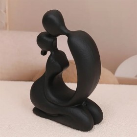 Sculpture moderne abstraite de couple