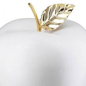 Pomme blanc et doré pour votre décoration