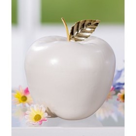 Pomme blanc et doré pour votre décoration