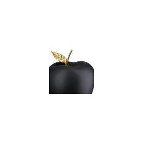 Pomme céramique noir et doré