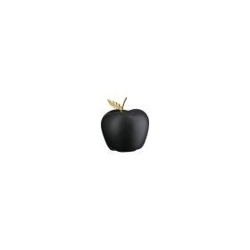 Pomme céramique noir et doré