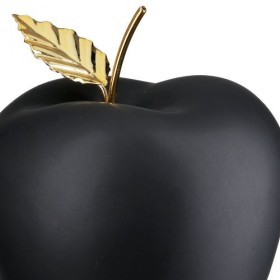 Pomme céramique noir et doré