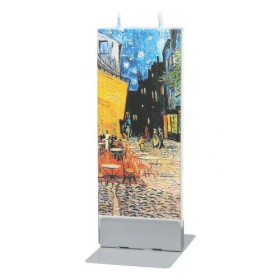 Bougie cire plate rectangulaire