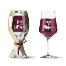 Verre à vin slogan