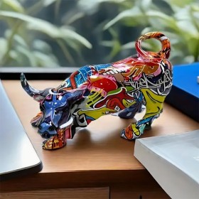 Taureau de Wall Street en Résine - Cadeau Unique et Tendance
