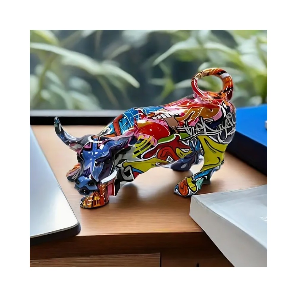 Taureau de Wall Street en Résine - Cadeau Unique et Tendance