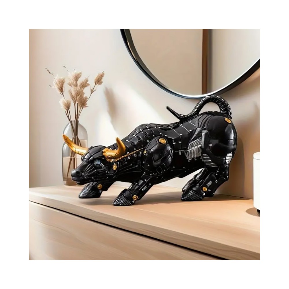Taureau Mécanique en résine