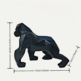 Statue de Gorille noir