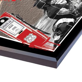 Tableau Route 66 : art mural thématique captivant