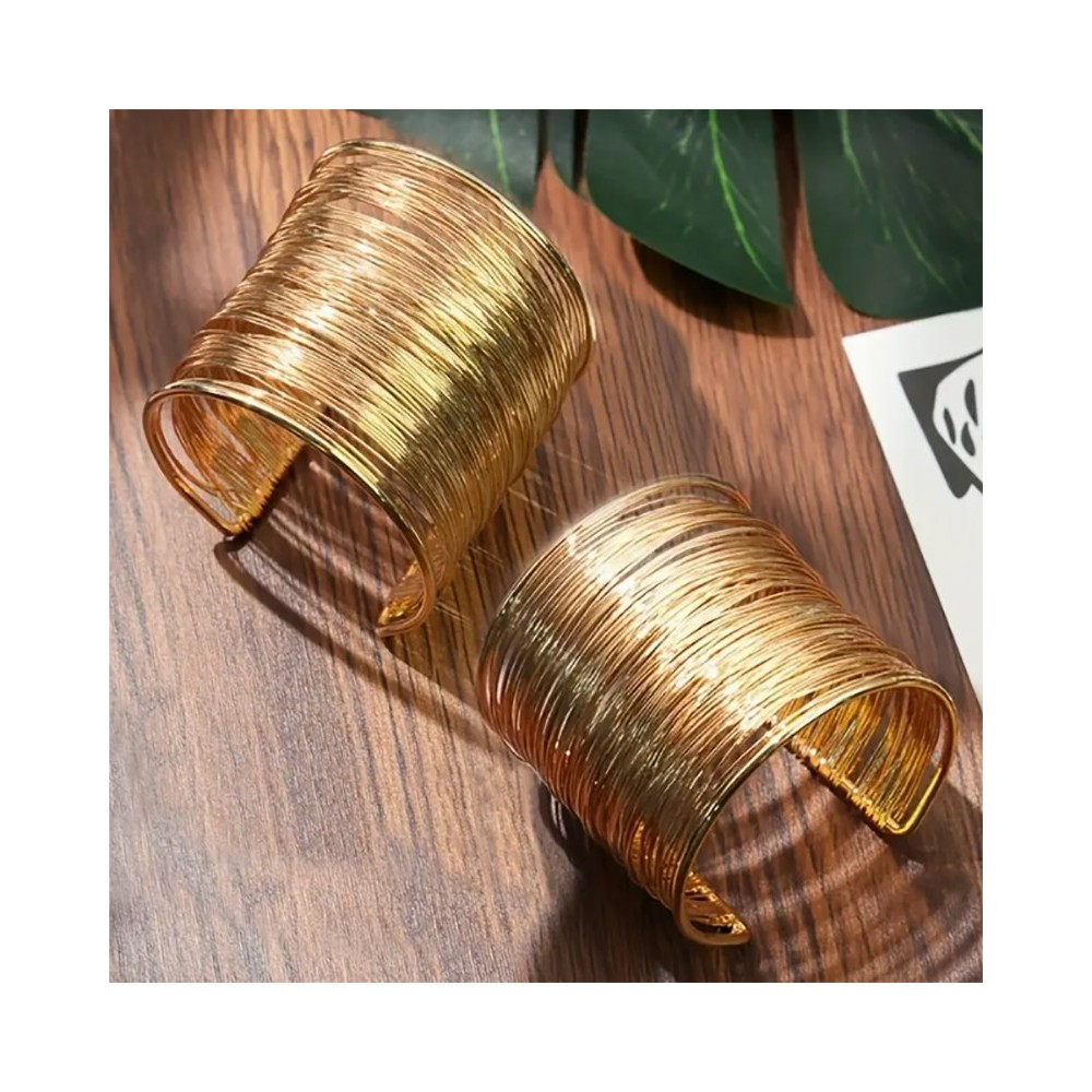 2 pièces Bracelet Tressé Multicouche