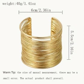 2 pièces Bracelet Tressé Multicouche