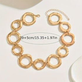 Collier en chaîne vintage pour femmes