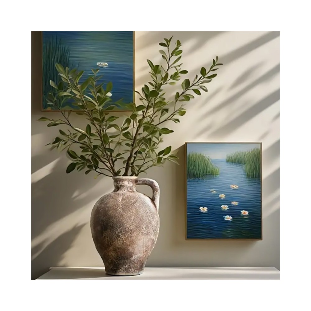 Vase vintage en céramique à une anse - Décoration d'intérieur