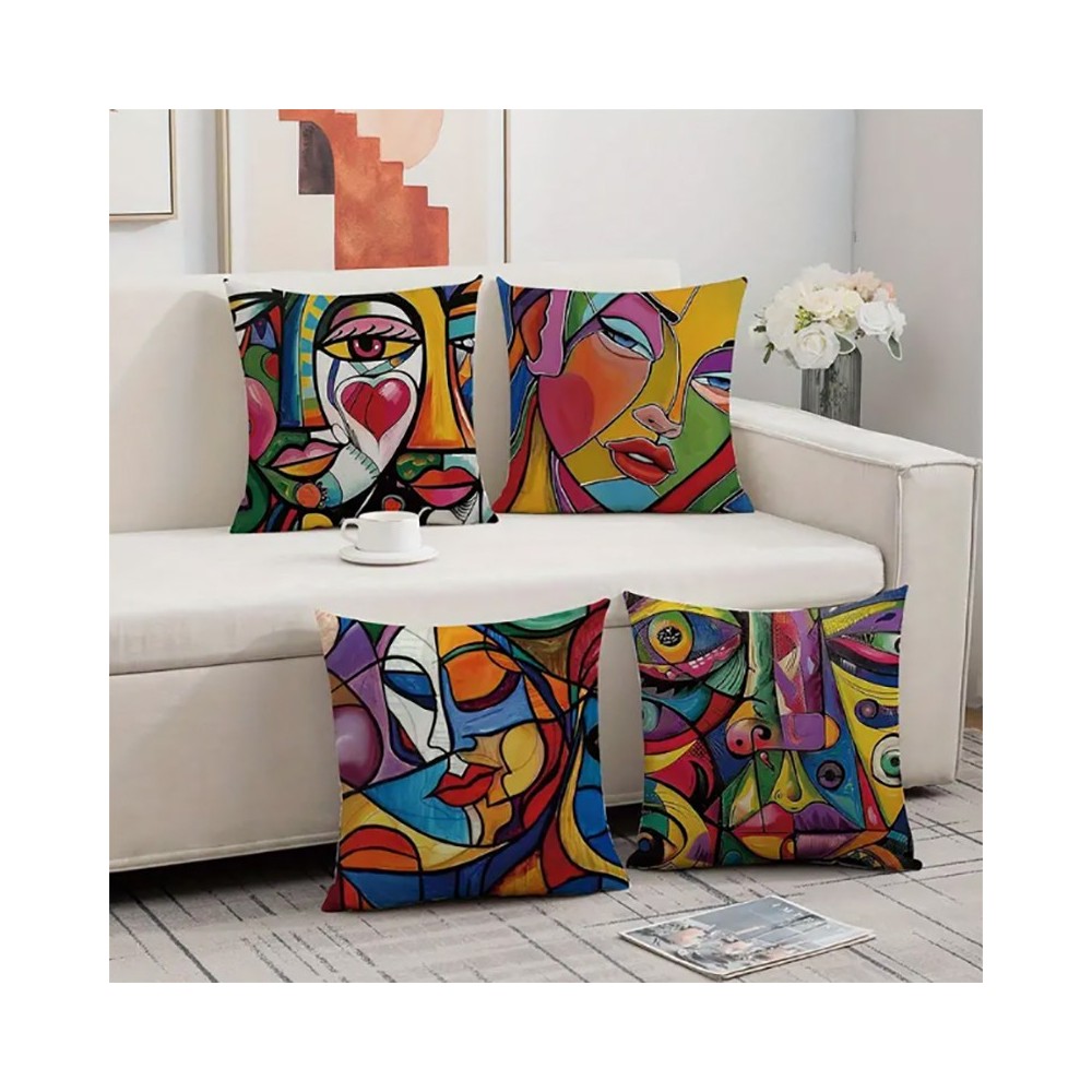 Géométriques Housses de Coussin - Style et Confort à Domicile