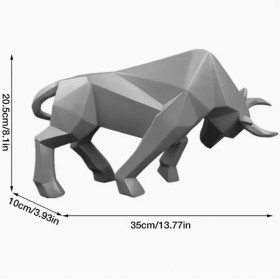 Statue de Taureau en Résine - Élégance pour Votre Accueil