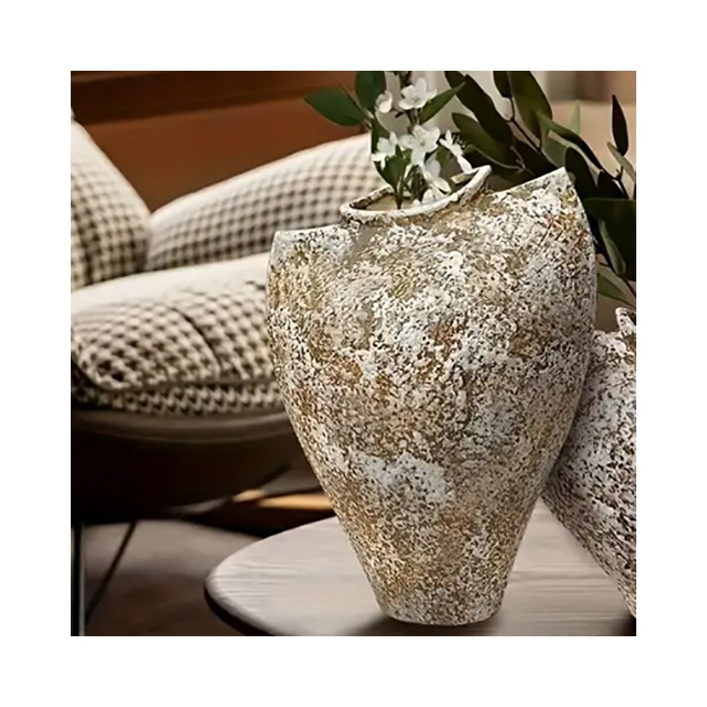 Vase en céramique rétro nordique - accent décoratif élégant pour la maison