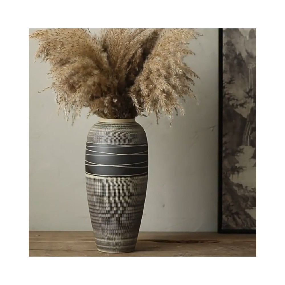 Élégant Vase en Céramique Simple pour Votre Accueil